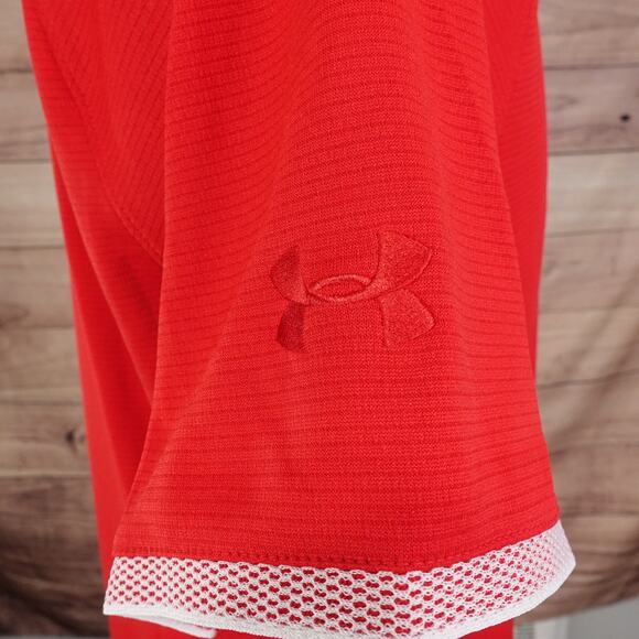 NWT FREDDY'S STEAKBURGERS UNDER ARMOUR WORK EMPLOYEE POLO SHIRT MENS L NEW! - Picture 5 of 11